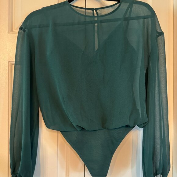 ARITZIA Wilfred Bodysuit Blouse | Size Small - Picture 2 of 9